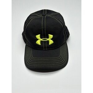 Under Armour Mens Hat Cap Black Fitted Baseball OSFA Valleywood